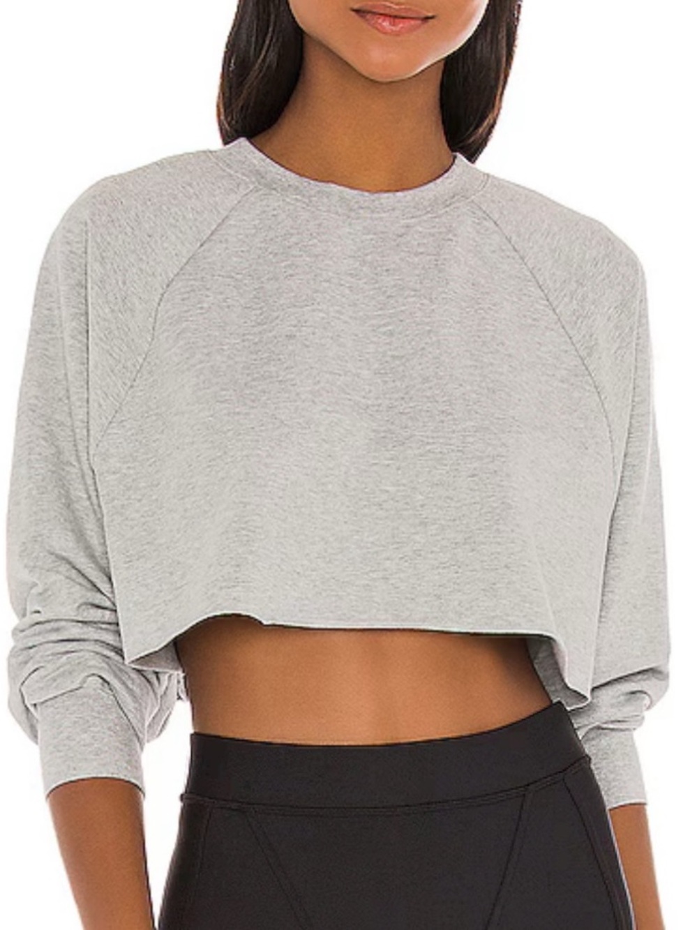 Alo Yoga Double Take Pullover in heather grey